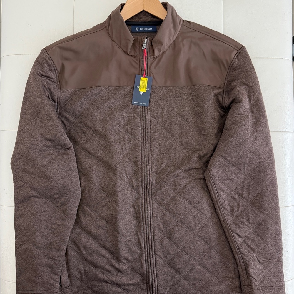 Daniel Cremieux Brown Quilted Jacket
